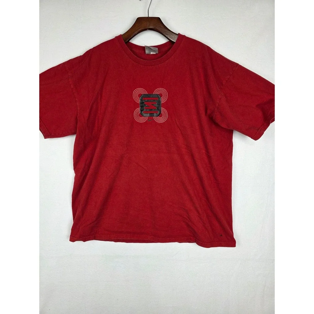 Vintage Y2K Nike Shox Mens XL Red Center Swoosh Logo